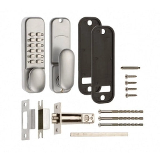 Era Digital Door Lock Oval with Hold Back Finish: Chrome Effect