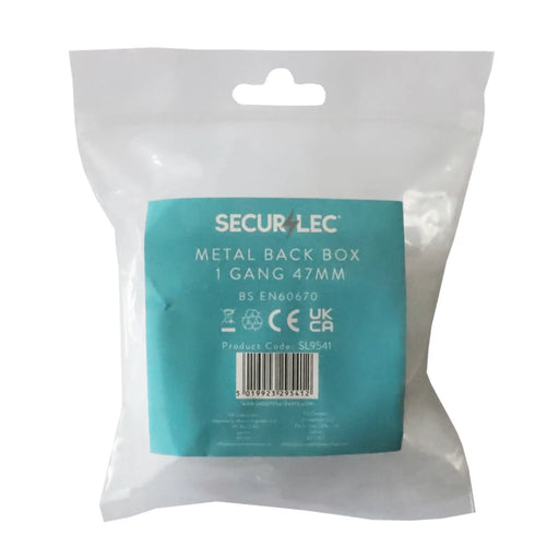 Securlec 1 Gang Metal Box 47mm