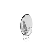 Securit Removable Oval Hook Chrome 25 x 35mm Pack 4
