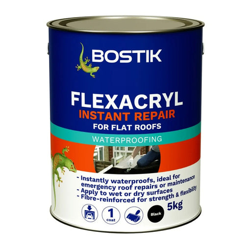 Bostik Flexacryl Instant Repair 5kg Black