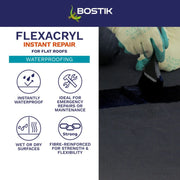 Bostik Flexacryl Instant Repair 5kg Black