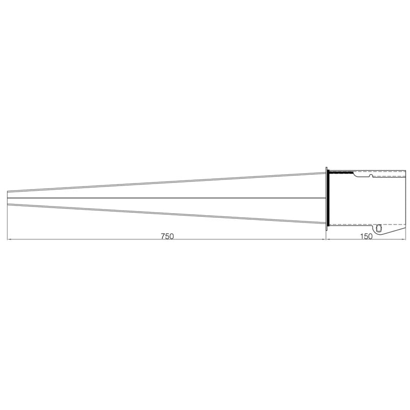 Picardy Bolt Grip Spike 100 x 100 x 750mm