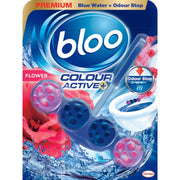 Bloo Colour Active Toilet Rim Block Flower