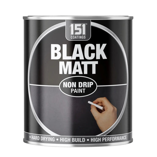 151 Coatings Matt Paint 300ml Black