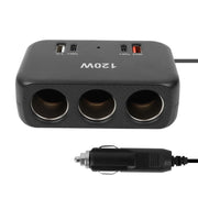 Streetwize Triple Socket With Twin Usb A + C
