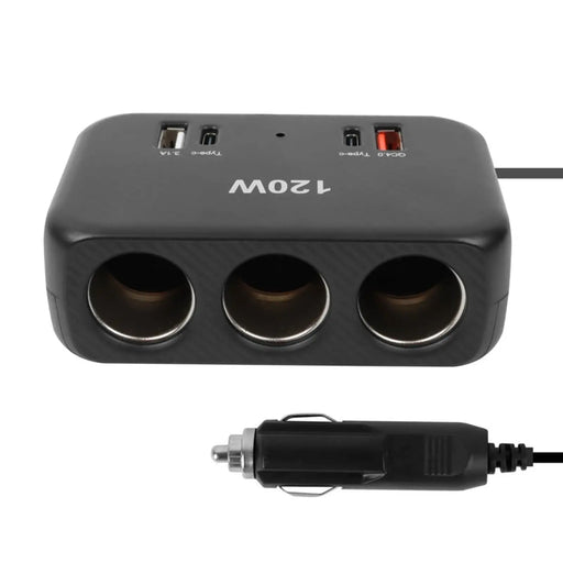 Streetwize Triple Socket With Twin Usb A + C