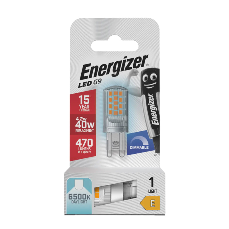 Energizer LED G9 4.2w 470lm Dimmable 6500k