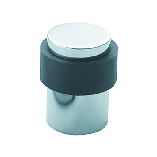 40 X 30Mm - Floor Mounted Doorstop - Concealed Fix - Bright Stainless Steel 40mm