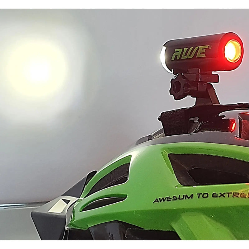 Awe USB Helmet Dual Light 150 Lumens