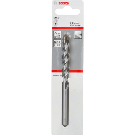 Bosch Silver Percussion Concrete Drill Bit 10x80x120