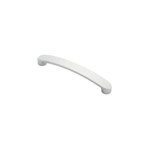 Radiused End Flat Bow Handle 128Mm C/C - Polished Chrome 128 ( 145 )