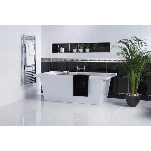 British Ceramic Tile Elgin Marbles White Field 248x398mm | White