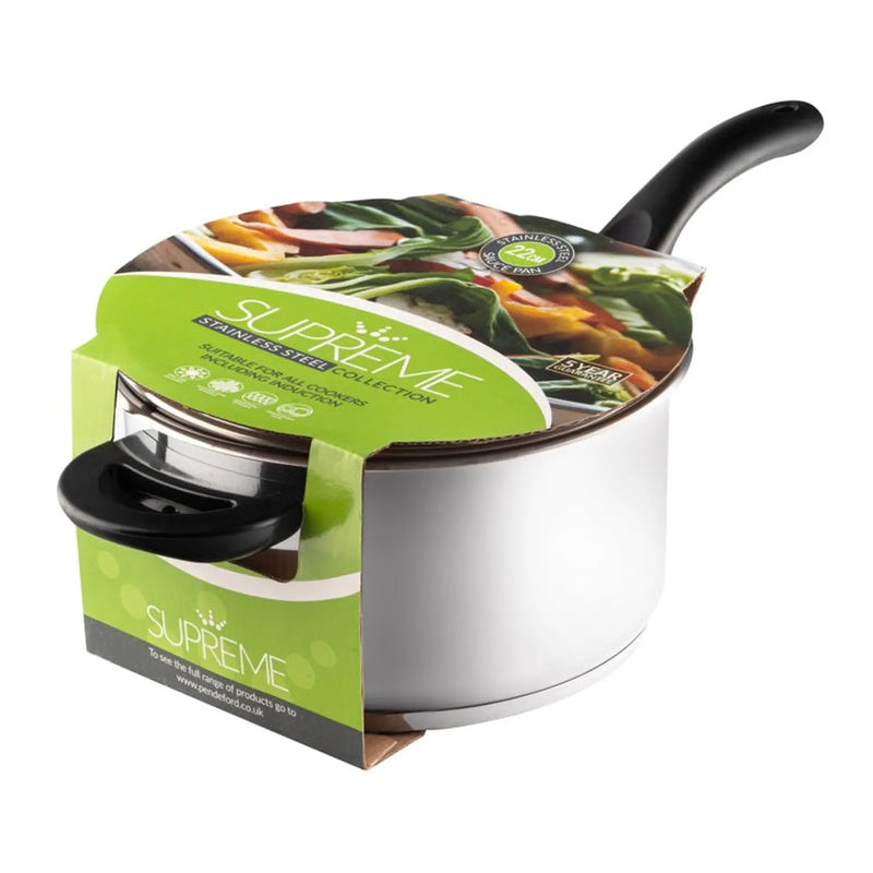 Pendeford Saucepan With Lid 22cm
