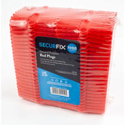 Securfix Standard Wall Plugs Red 1000 Pack