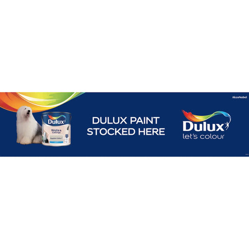 Dulux Paint Stocked Here Exterior Banner 610 x 2440mm