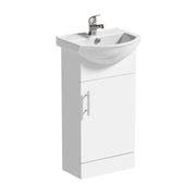 SP Rydal White Single Door Unit 400mm