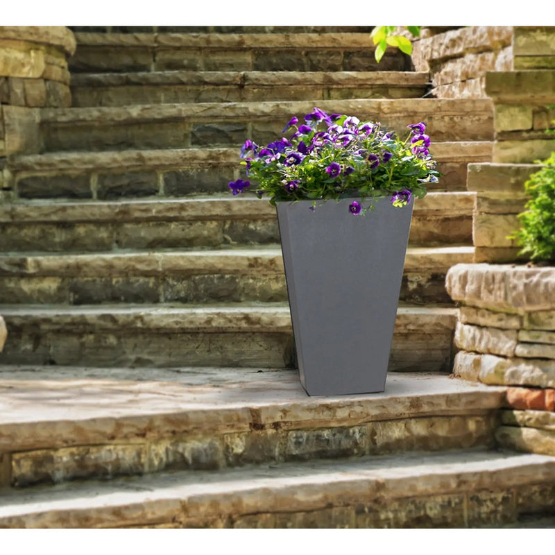 Primeur Sonata Planter 50cm Steel Grey