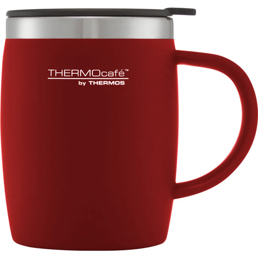 Thermos Thermocafe Soft Touch Desk Mug Red 450ml