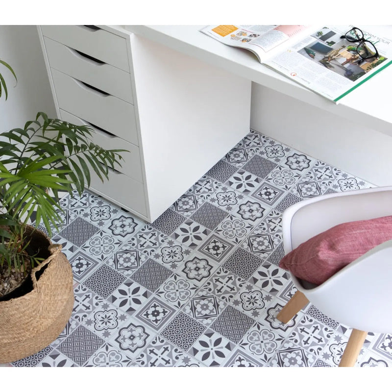 d-c-fix® Self Adhesive Floor Tiles 11 Piece 1sqm Oriental