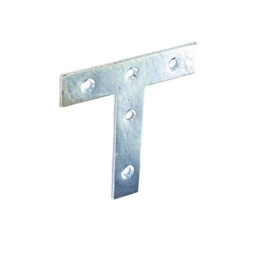 Securit Tee Plate Zinc Plated Pack 25 75mm