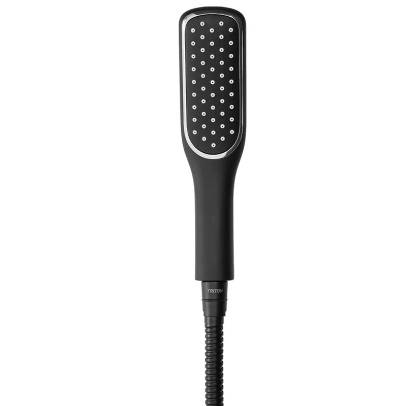 Triton Push ButtonThermostatic Mixer Shower Matte Black