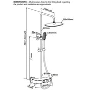 Triton Push ButtonThermostatic Mixer Shower Matte Black