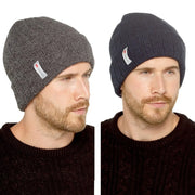 RJM Mens Twist Yarn Thinsulate Beanie Hat