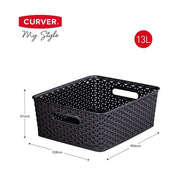 Curver My Style Box Anthracite Medium