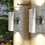 Extrastar Outdoor Up & Down Double Wall Light Steel