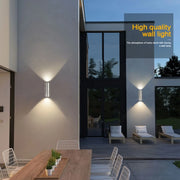 Extrastar Outdoor Up & Down Double Wall Light Steel