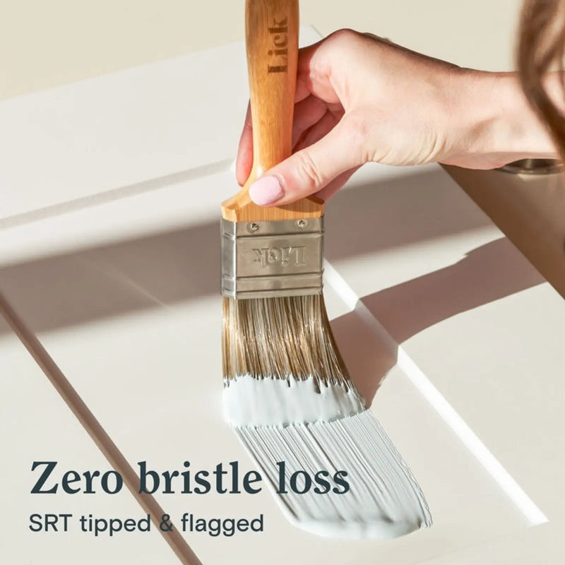 LickTools Eco Bamboo Handle Flat Brush 2"