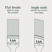 LickTools Eco Bamboo Handle Flat Brush 2"