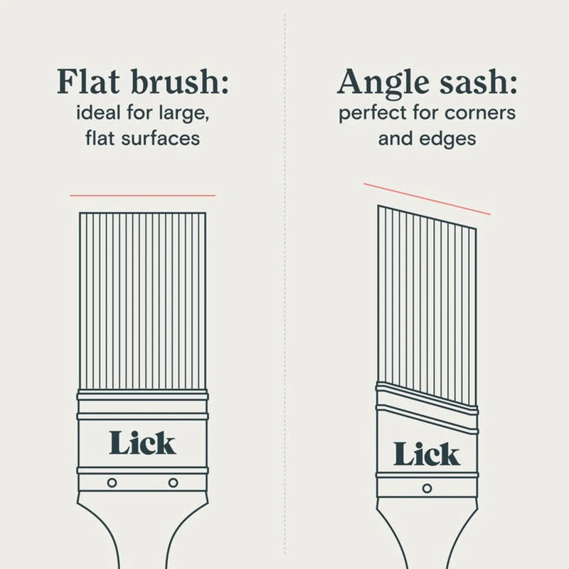 LickTools Eco Bamboo Handle Flat Brush 2"