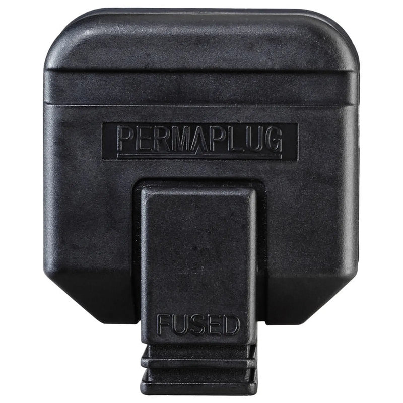 Masterplug Heavy Duty Plug 13 Amp Black