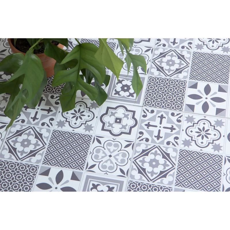 d-c-fix® Self Adhesive Floor Tiles 11 Piece 1sqm Oriental