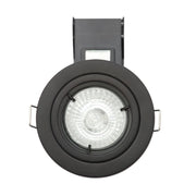 Electralite Fixed Fire Black Downlight