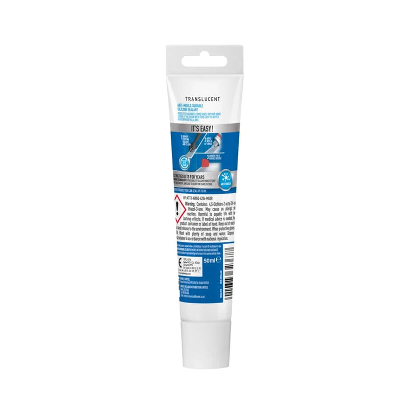 UniBond Anti-Mould Tube 50ml Transparent