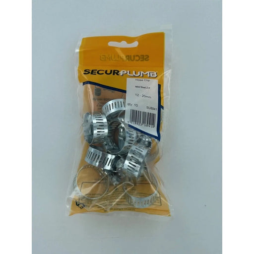 Securplumb Hose Clip 12-20mm Pack 10