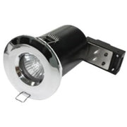 Powermaster IP65 Fire Rated Fixed Downlight Chrome