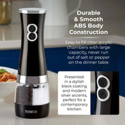 Tower Duo Electric Salt/Pepper Mill Black