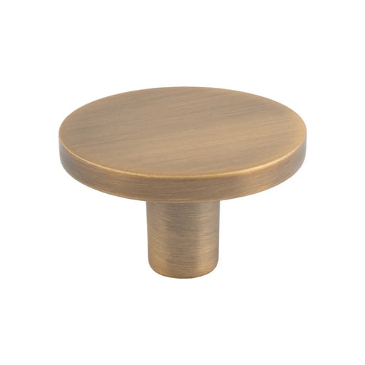 Circular Cupboard Knob 41Mm Dia - ANTIQUE BRASS 41