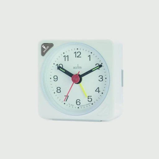 Acctim Ingot Crescendo Alarm Clock White