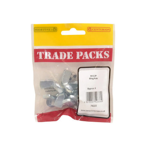 Wing Nuts - Zinc Plated - M12 - (6 PK)