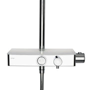 Triton Push Button Thermostatic Mixer Shower Chrome