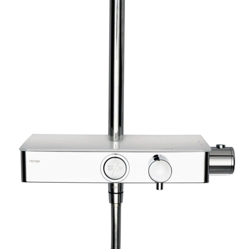 Triton Push Button Thermostatic Mixer Shower Chrome