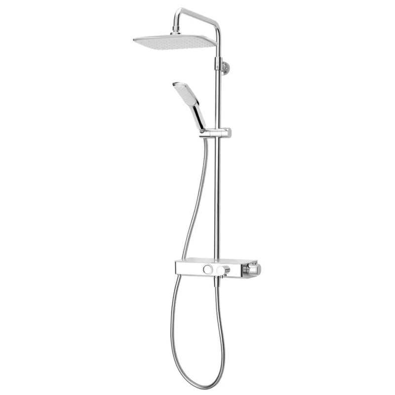 Triton Push Button Thermostatic Mixer Shower Chrome