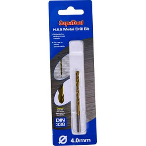 SupaTool Titanium Coated HSS Drill Bits 4x75mm