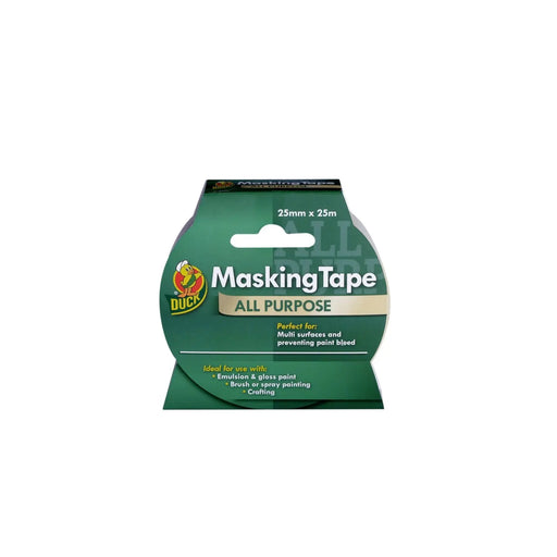 Duck Tape All Purpose Masking Tape Beige 25mm x 25m
