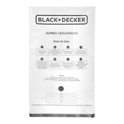 Black & Decker Vacuum Storage Bags Jumbo 3 Pack