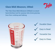 Tala Glass Midi Measure 100ml